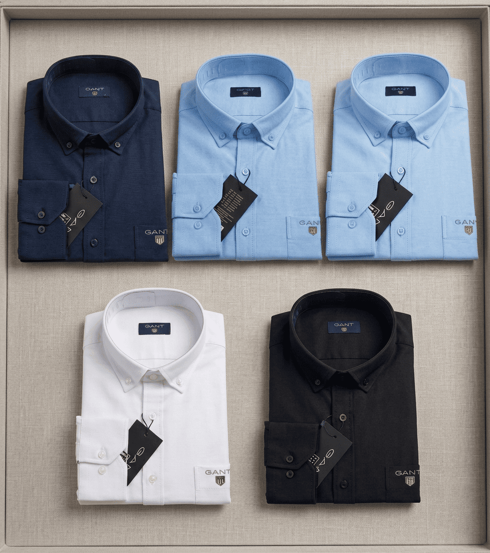 Ανδρικό Πουκάμισο GANT Oxford Button-Down – Κλασική Γραμμή, Μακρυμάνικο