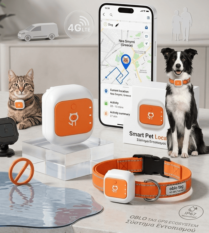 oblo tag – 4G Smart GPS Tracker Παρακολούθηση Ακριβείας για Κατοικίδια - Εικόνα 5