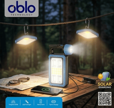 Ηλιακό Φως LED με Power Bank για Camping & Διακοπές Ρεύματος - Εικόνα 3