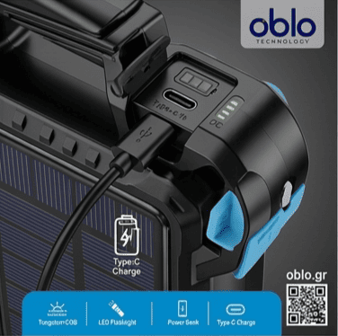 Ηλιακό Φως LED με Power Bank για Camping & Διακοπές Ρεύματος - Εικόνα 4