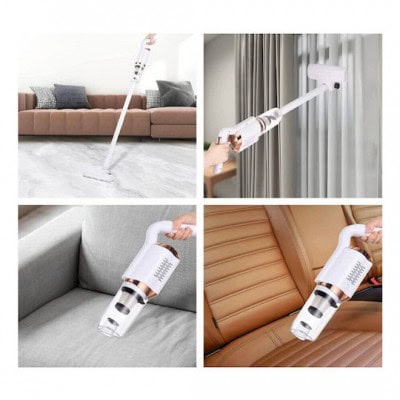 Ηλεκτρική σκουπα και σκουπάκι χειρός μπαταρίας χωρίς σακούλα - Εικόνα 3